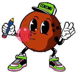 Personaje de Cokonu con el carrito vacío